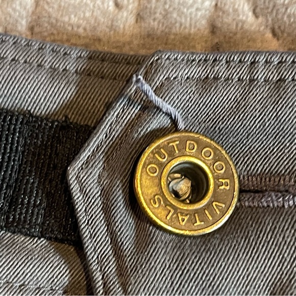 Outdoor Vitals belted pants‎ mens 36x30 pre-owned condition gray - Picture 6 of 16